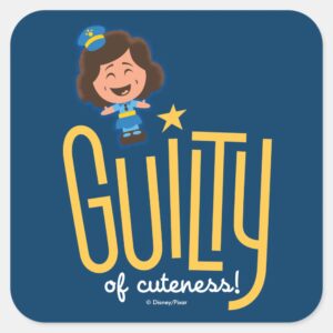 Toy Story 4 McDimples Guilty Of Cuteness Square Sticker