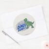Toy Story 4 Rex Press For Dino Sounds Classic Round Sticker