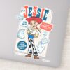 Toy Story 4 Vintage Jessie Cowgirl Doll Ad Sticker