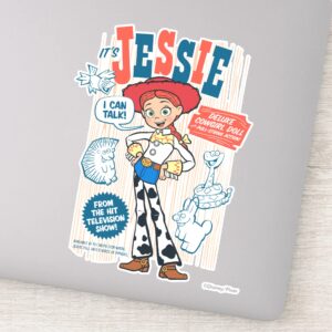 Toy Story 4 Vintage Jessie Cowgirl Doll Ad Sticker