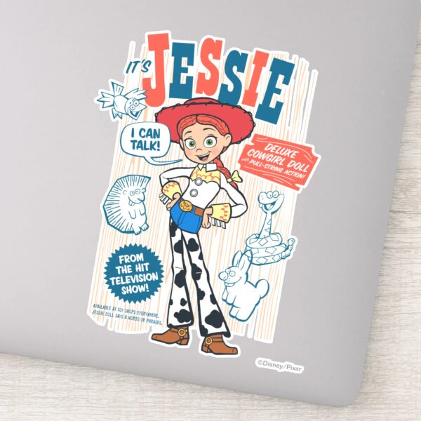 Toy_Story_4___Vintage_Jessie_Cowgirl_Doll_Ad_Sticker_9 Toy Story 4 Vintage Jessie Cowgirl Doll Ad Sticker