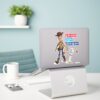 Toy Story 4 Woody Forky Walking Together Sticker