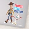 Toy Story 4 Woody Forky Walking Together Sticker