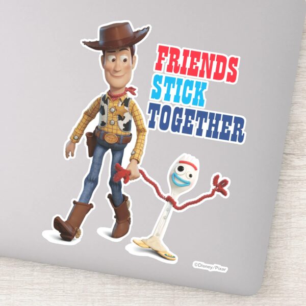 Toy_Story_4___Woody_&_Forky_Walking_Together_Sticker_9 Toy Story 4 Woody Forky Walking Together Sticker