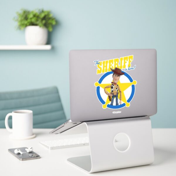 Toy Story 4 Woody The Sheriff Is Here Sticker