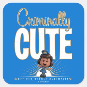 Toy Story 4 Criminally Cute Giggle McDimples Square Sticker