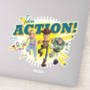 Toy Story 4 Takin Action Group Art Sticker