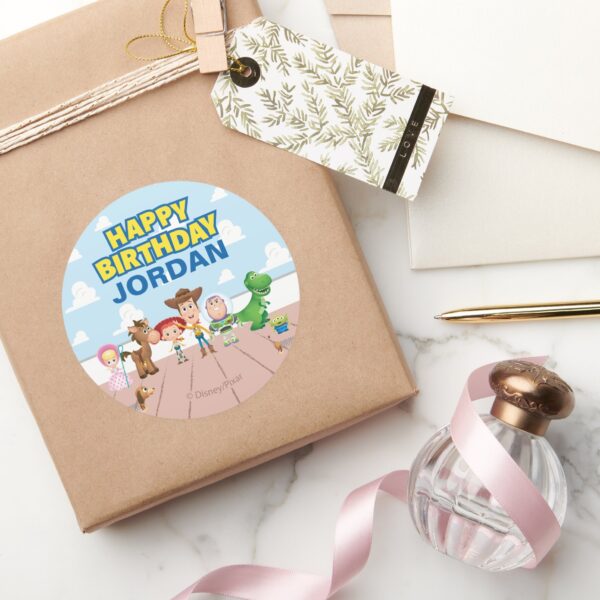 Toy_Story_Character_Birthday_Classic_Round_Sticker_7 Toy Story Character Birthday Classic Round Sticker