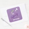 Toy Story Buzz Flying To Infinity And Beyond Square Sticker