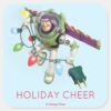 Toy Story Buzz Lightyear Decorating Christmas Square Sticker