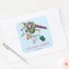 Toy Story Buzz Lightyear Decorating Christmas Square Sticker