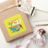 Toy Story Its Christmas Bring On The Toys Square Sticker