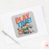Toy Story Its Play Time Square Sticker