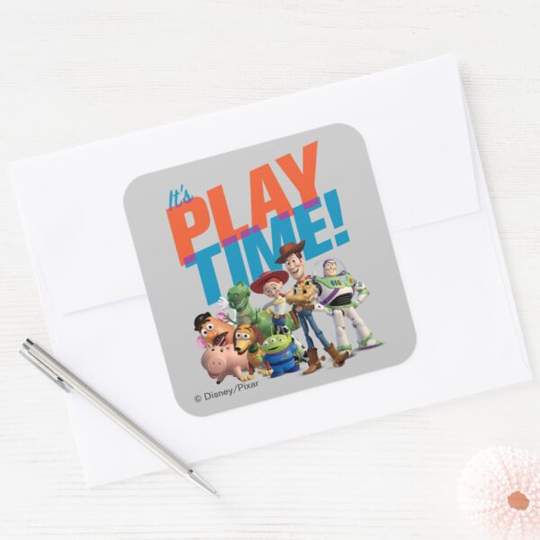 Toy_Story___It's_Play_Time_Square_Sticker_3 Toy Story Its Play Time Square Sticker