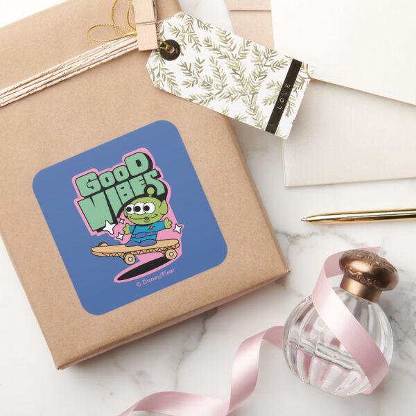 Toy_Story___Little_Green_Men_Good_Vibes_Square_Sticker_5 Toy Story Little Green Men Good Vibes Square Sticker