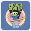 Toy Story Little Green Men Never Give Up Square Sticker