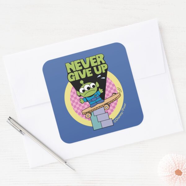 Toy_Story___Little_Green_Men_Never_Give_Up_Square_Sticker_3 Toy Story Little Green Men Never Give Up Square Sticker