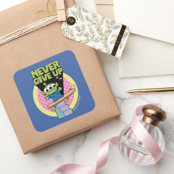 Toy_Story___Little_Green_Men_Never_Give_Up_Square_Sticker_5 Toy Story Little Green Men Never Give Up Square Sticker