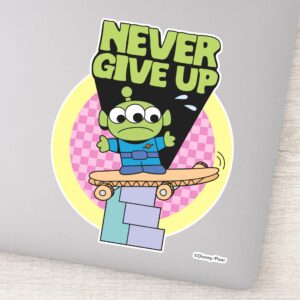 Toy Story Little Green Men Never Give Up Sticker