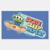 Toy Story Little Green Men Skate Sleep Repeat Rectangular Sticker