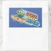 Toy Story Little Green Men Skate Sleep Repeat Rectangular Sticker