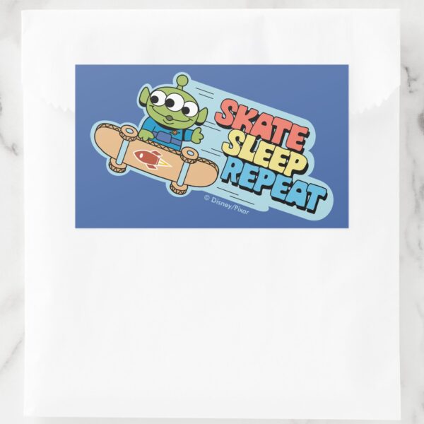 Toy_Story___Little_Green_Men_Skate_Sleep_Repeat_Rectangular_Sticker_4 Toy Story Little Green Men Skate Sleep Repeat Rectangular Sticker
