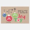 Toy Story Peace Joy Toy Rectangular Sticker
