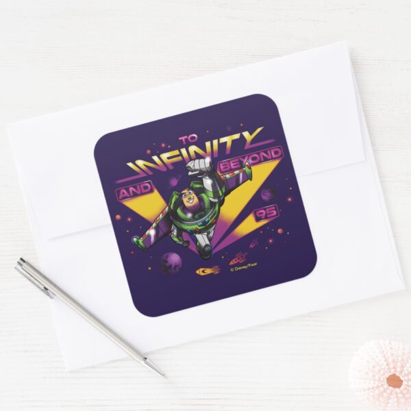Toy_Story___Retro__To_Infinity_And_Beyond__Buzz_Square_Sticker_3 Toy Story Retro To Infinity And Beyond Buzz Square Sticker