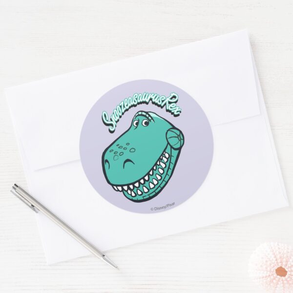 Toy_Story___Snoozeasaurus_Rex_Classic_Round_Sticker_3 Toy Story Snoozeasaurus Rex Classic Round Sticker