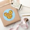Trendy_Mickey___Head-Shaped_Pizza_Classic_Round_Sticker_5 Trendy Mickey Head Shaped Pizza Classic Round Sticker