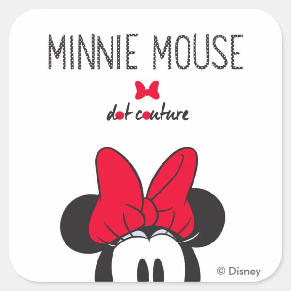 Trendy_Minnie___Dot_Couture_Square_Sticker_1 Trendy Minnie Dot Couture Square Sticker