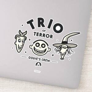 Trio Of Terror Oogies Crew Sticker