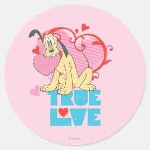 True Love Classic Round Sticker