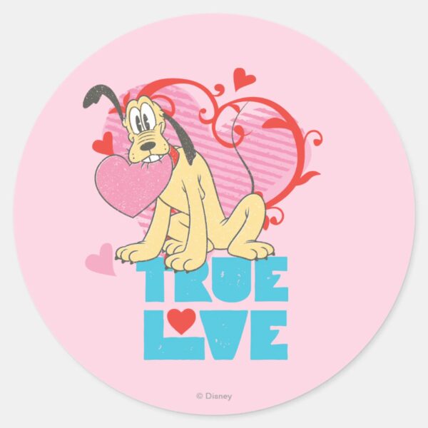 True_Love_Classic_Round_Sticker_1 True Love Classic Round Sticker