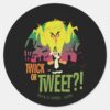 _Twick_or_Tweet__TWEETY™_&_SYLVESTER™_Classic_Round_Sticker_1 Twick Or Tweet TWEETY™ SYLVESTER™ Classic Round Sticker