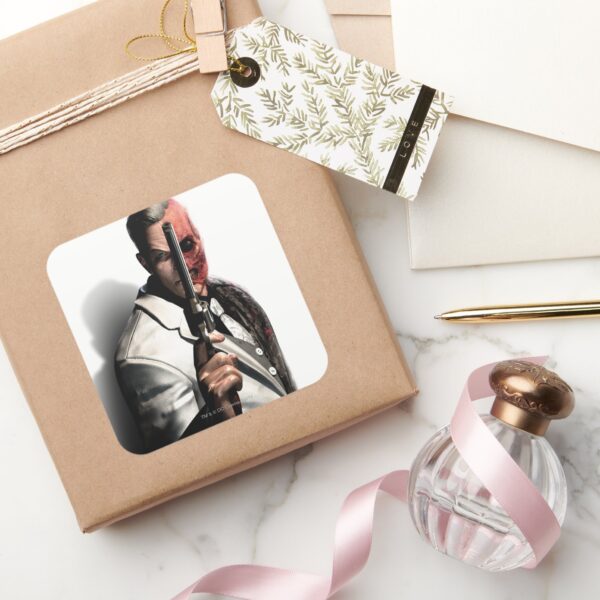 Two-Face_2_Square_Sticker_5 Two Face 2 Square Sticker