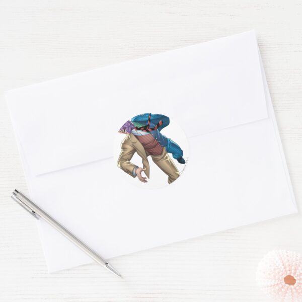 Two_Face_Falls_Classic_Round_Sticker_3 Two Face Falls Classic Round Sticker