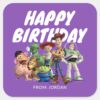 Two Infinity And Beyond Toy Story Happy Birthday Square Sticker