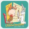 _Unbewievable__Barber_BUGS_BUNNY™_&_Elmer_Fudd_Square_Sticker_1 Unbewievable Barber BUGS BUNNY™ Elmer Fudd Square Sticker