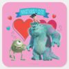 Valentine's_Day_-_Monsters_Inc._Square_Sticker_1 Valentines Day Monsters Inc. Square Sticker