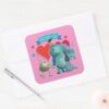 Valentine's_Day_-_Monsters_Inc._Square_Sticker_3 Valentines Day Monsters Inc. Square Sticker