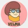 Velma Name Graphic Classic Round Sticker