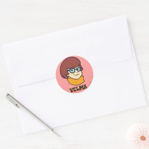 Velma_Name_Graphic_Classic_Round_Sticker_3 Velma Name Graphic Classic Round Sticker