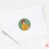 Velma Thinking Classic Round Sticker