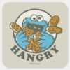 Vintage_Cookie_Monster___Hangry_Square_Sticker_1 Vintage Cookie Monster Hangry Square Sticker