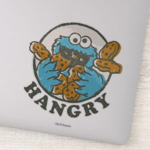 Vintage Cookie Monster Hangry Sticker
