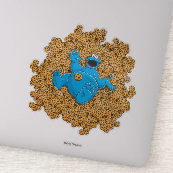 Vintage_Cookie_Monster_and_Cookies_Sticker_1 Vintage Cookie Monster And Cookies Sticker