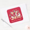 Vintage_Donald_&_Daisy___Warm_Holiday_Hearts_Square_Sticker_3 Vintage Donald Daisy Warm Holiday Hearts Square Sticker