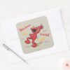 Vintage Elmo Hee Hee Square Sticker