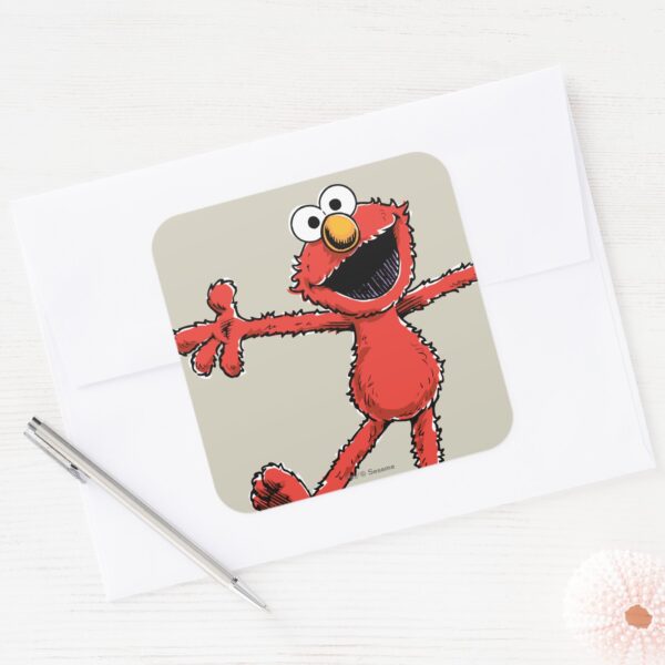 Vintage_Elmo_Square_Sticker_3 Vintage Elmo Square Sticker